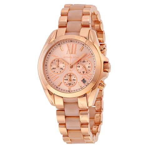 michael kors womens watch rose gold|rose gold mk watch cheap.